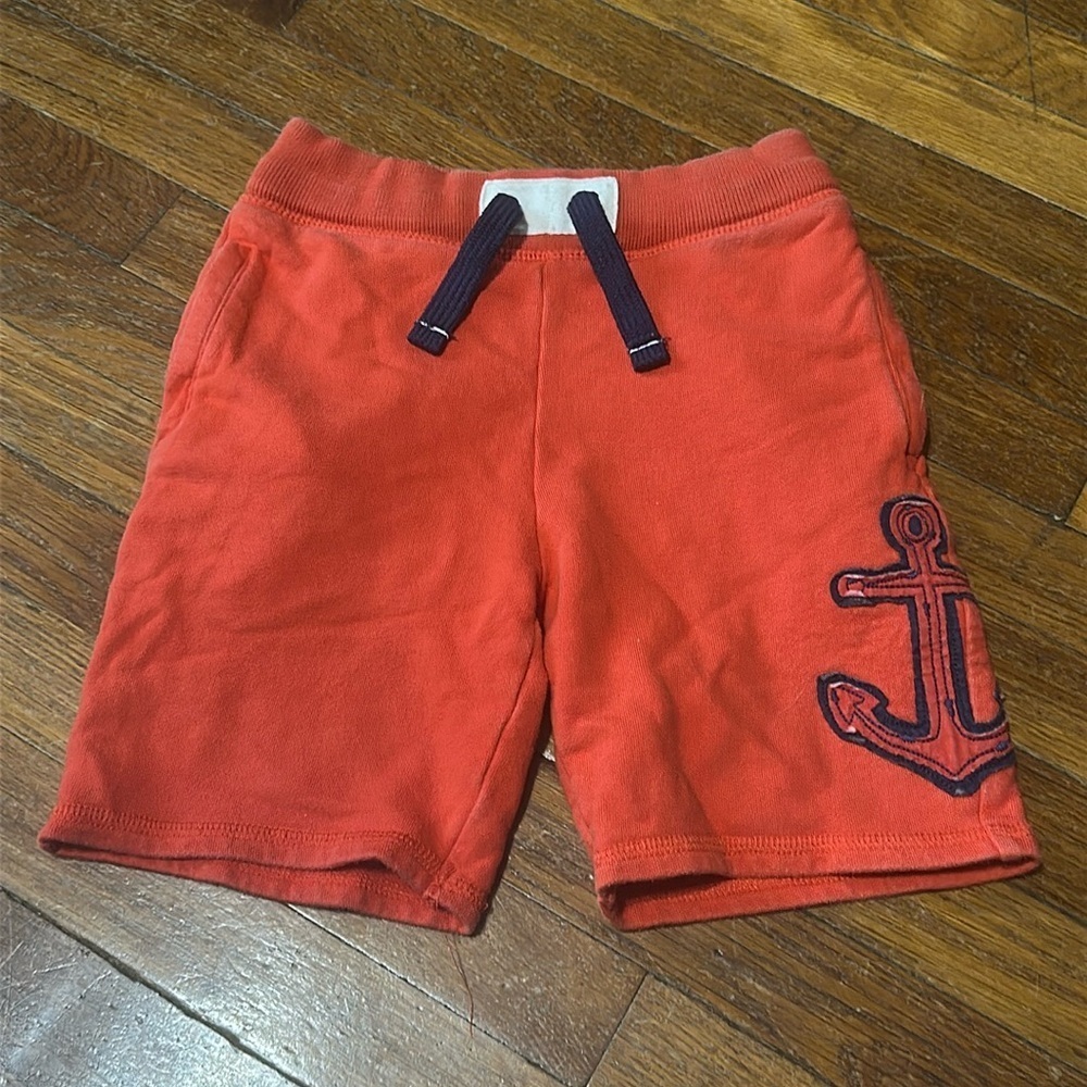 Mini Boden Boy's Anchor Sweat Shorts, Sz 7